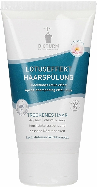 Feuchtigkeitsspendende Haarspülung für trockenes Haar - Bioturm Lotus Effect Conditioner Nr.18 — Bild N1