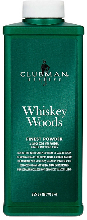 Clubman Pinaud Whiskey Woods - Parfümierter Talkumpuder für Männer — Bild N1