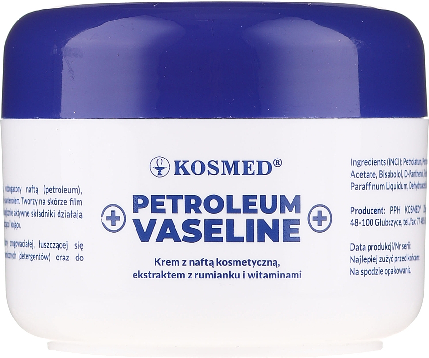 Kosmetische Vaseline für Gesicht, Hände und Körper - Kosmed Petroleum Vaseline — Bild N1