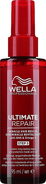 Serum für alle Haartypen - Wella Professionals Ultimate Repair Miracle Hair Rescue With AHA & Omega-9 — Bild N3