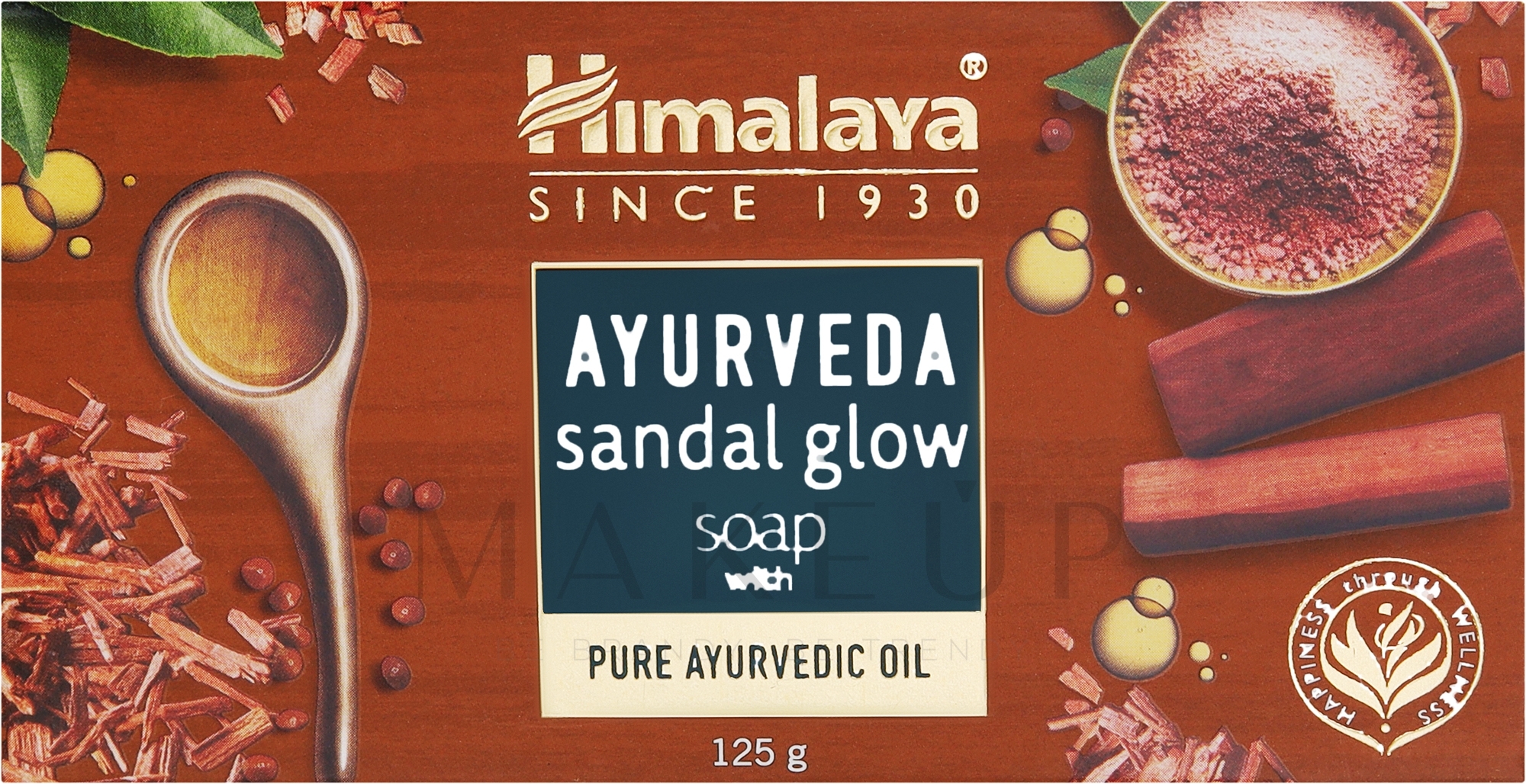 Ayurvedische Seife - Himalaya Herbals Ayurveda Sandal Glow Soap — Bild 125 g