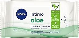 Düfte, Parfümerie und Kosmetik Feuchttücher für die Intimhygiene mit Aloe-Wasser und Magnolie - Nivea Intimo Aloe Water