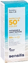 Sonnenschutz-Fluid für das Gesicht - Sensilis Antiaging & Light Water Fluid 50+ Color — Bild N2