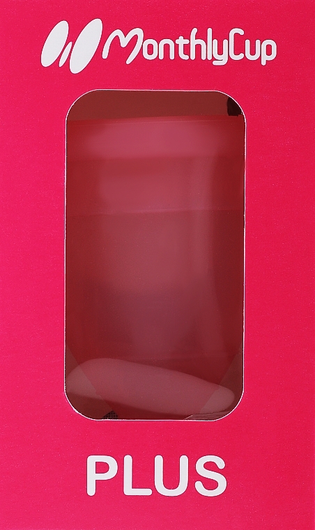 Menstruationstasse groß rosa Topas - Menskopp Intimate Care Plus — Bild N1