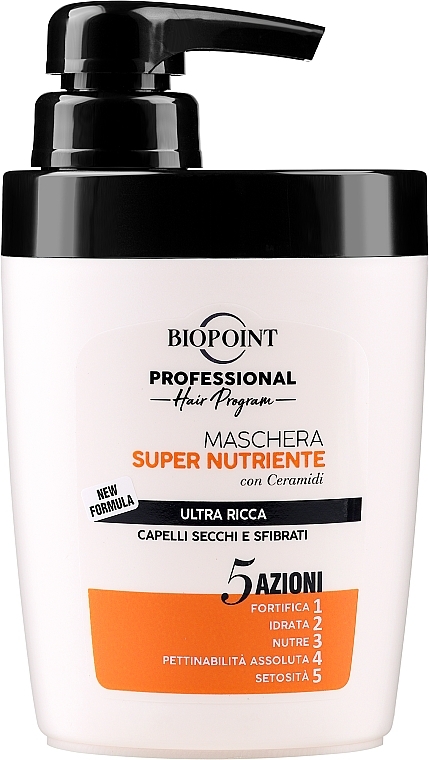 Maske für geschädigtes und trockenes Haar - Biopoint Super Nourishing Mask — Bild N2