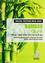 Düfte, Parfümerie und Kosmetik Tuchmaske für das Gesicht mit Bambus - Orjena Natural Moisture Mask Sheet Bamboo