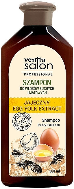 Shampoo für trockenes und stumpfes Haar - Venita Salon Professional Egg Extract — Bild N1