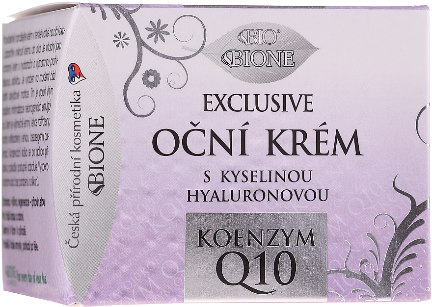 Augencreme - Bione Cosmetics Exclusive Organic Eye Cream With Q10