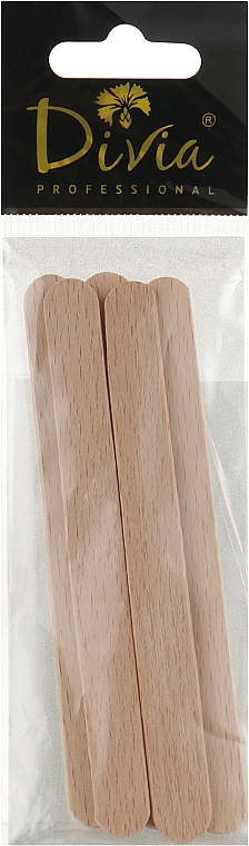 Wachsspachtel aus Holz Di587 92x10 mm 5 St. - Divia Di587 — Bild N1