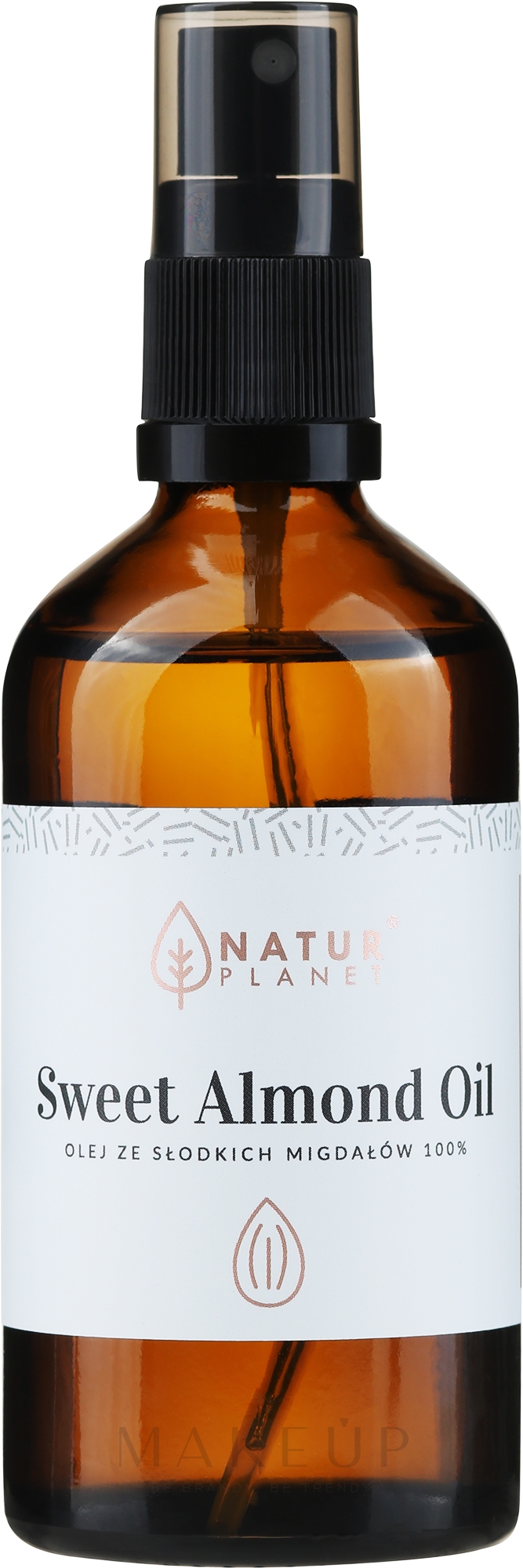 100% natürliches Mandelöl - Natur Planet Sweet Almond Oil 100% — Bild 100 ml