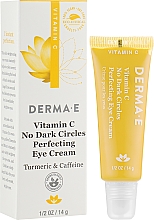 Creme gegen Augenringe mit Vitamin C und Koffein - Derma E Vitamin C No Dark Circles Perfecting Eye Cream — Bild N2