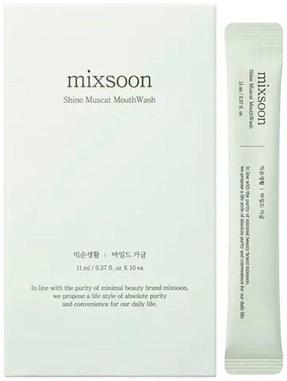 Mundspülung - Mixsoon Shine Muscat Mouth Wash (Sachet) — Bild N1