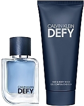 Düfte, Parfümerie und Kosmetik Calvin Klein Defy - Duftset (Eau de Toilette 50ml + Duschgel 100ml) 