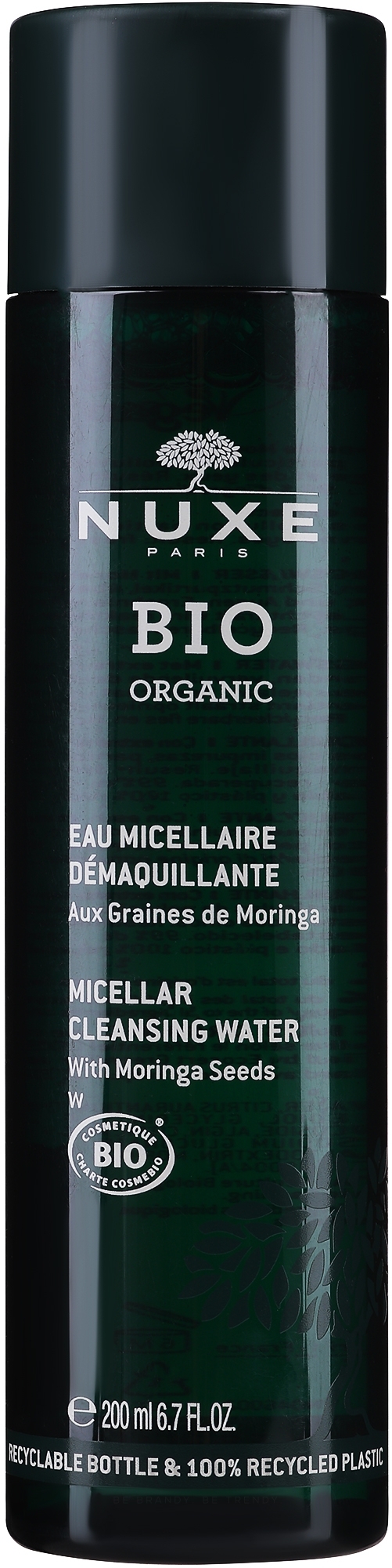 Mizellen Reinigungswasser mit Moringasamenextrakt - Nuxe Bio Organic Micellar Cleansing Water — Bild 200 ml