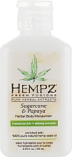 Körpermilch mit Zuckerrohr und Papaya - Hempz Sugarcane And Papaya Herbal Moisturizer Body — Bild N1