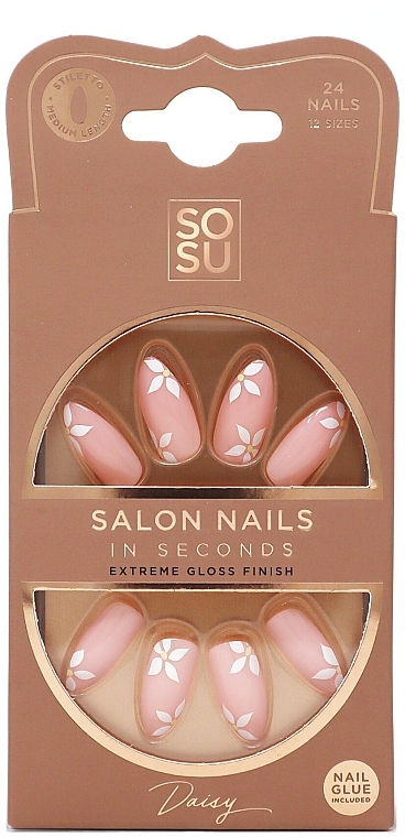 Falsche Nägel - Sosu by SJ Salon Nails In Seconds Daisy — Bild N1