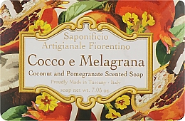 Düfte, Parfümerie und Kosmetik Weichmachende und tonisierende Seife Kokosnuss - Saponificio Artigianale Fiorentino