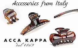 Haarkrebs Krabbe schwarz mittel - Acca Kappa Hair Clips — Bild N2