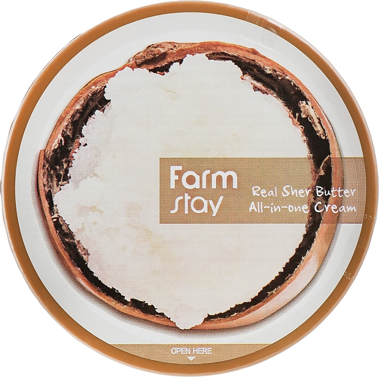 Creme für Gesicht und Körper - FarmStay Real Shea Butter All-In-One Cream — Bild N1