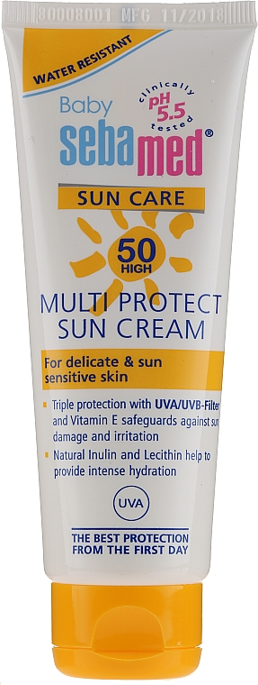 Sonnenschutzcreme für Kinder SPF 30 - Sebamed Kids Sunscreen SPF 50 Baby Sun Cream — Bild N2