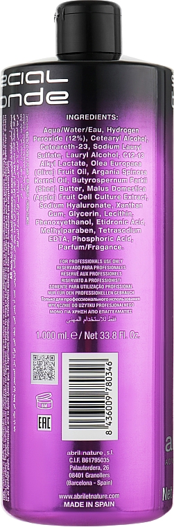 Oxidationsmittel - Abril et Nature Color Oxydant Special Blonde 40 Vol 12% — Bild N4