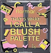 Düfte, Parfümerie und Kosmetik Gesichts-Rouge-Palette - Flormar That's What I Call A Blush Palette