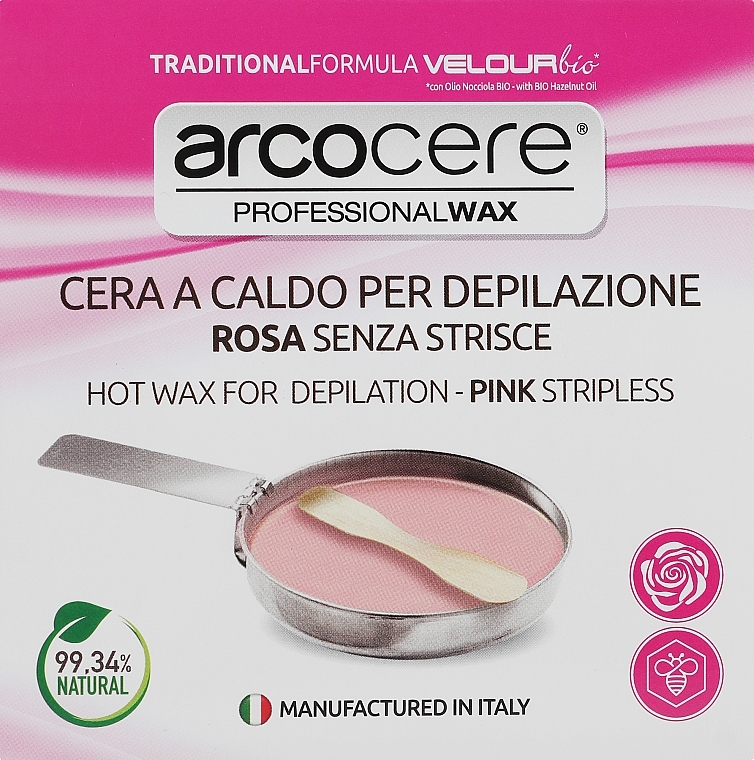 Epilationsset mit Schale rosa - Arcocere Professional Wax Pink — Bild N1