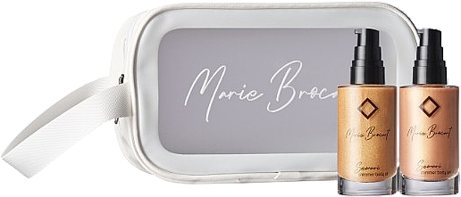 Körperpflegeset - Marie Brocart Solari Shimmer Travel Set (Körpergel 50ml + Körperöl 50ml + Kosmetiktasche) — Bild N1