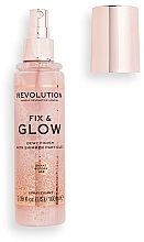 Leuchtendes Finish-Spray - Makeup Revolution Fix & Glow Setting Spray — Bild N2