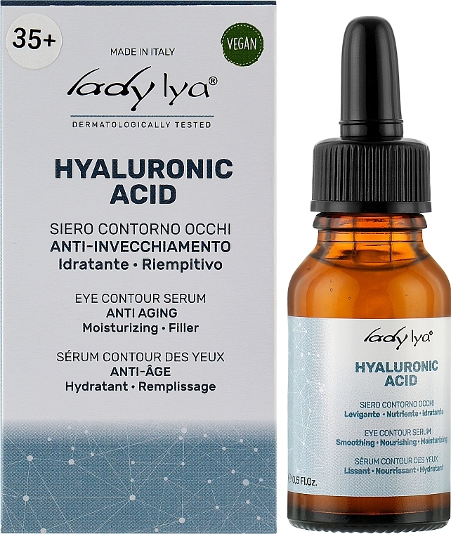 Feuchtigkeitsspendendes Augenserum mit Hyaluronsäure - Lady Lya Hyaluronic Acid Serum — Bild N2