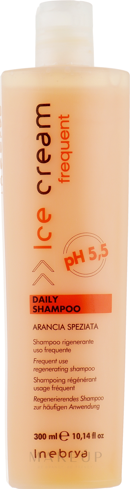 Ultra-sanftes Shampoo mit präbiotischem Komplex - Inebrya Frequent Ice Cream Daily Shampoo — Bild 300 ml
