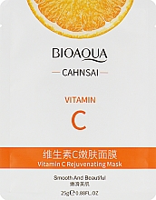 Düfte, Parfümerie und Kosmetik Tuchmaske für das Gesicht mit Vitamin C - Bioaqua Cahnsai Vitamin C
