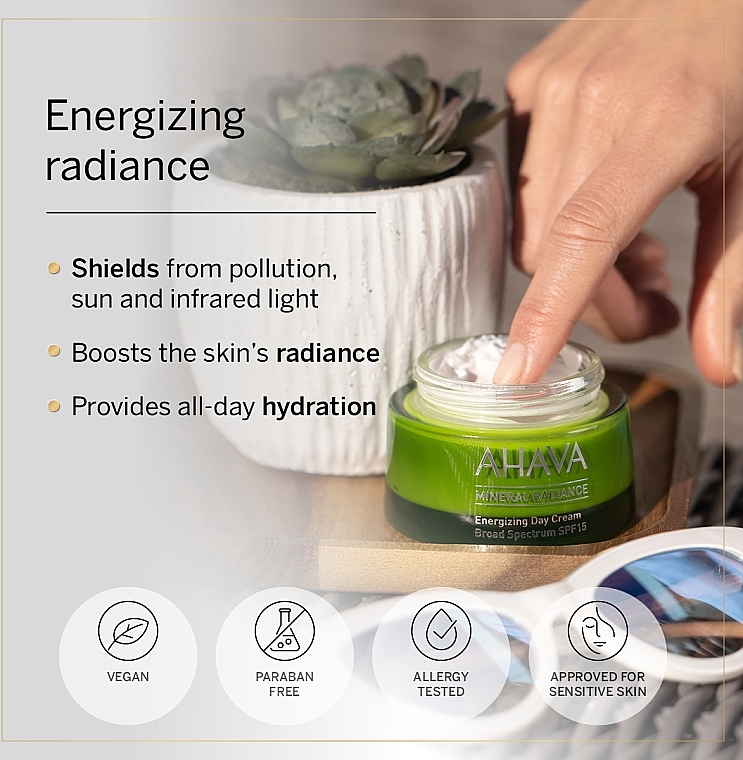 Energiespendende Tagescreme SPF 15 - Ahava Mineral Radiance Energizing Day Cream SPF 15 — Bild N6
