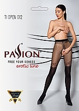 Düfte, Parfümerie und Kosmetik Erotische Strumpfhose mit Ausschnitt Tiopen 012 20/40 Den black - Passion