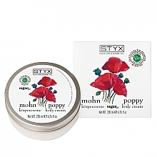 Düfte, Parfümerie und Kosmetik Beruhigende und nährende Körpercreme mit Mohnöl - Styx Naturcosmetic Mohn Poppy Cream Body