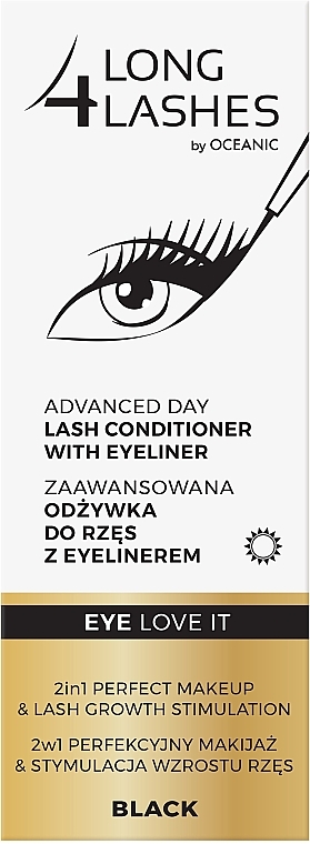 2in1 Wimpern-Conditioner - Long4Lashes Advanced Day Lash Conditioner With Eyeliner — Bild N3