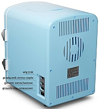Kosmetischer Mini-Kühlschrank hellblau - Fluff Cosmetic Fridge — Bild N5