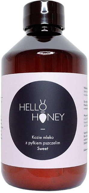 Bademilch Ziegenmilch mit Blütenpollen - LullaLove Hello Honey Bath Milk Sweet — Bild N1