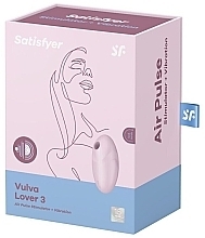 Vakuum-Klitoris-Stimulator rosa - Satisfyer Vulva Lover 3 Air Pulse Stimulator & Vibrator Pink  — Bild N1