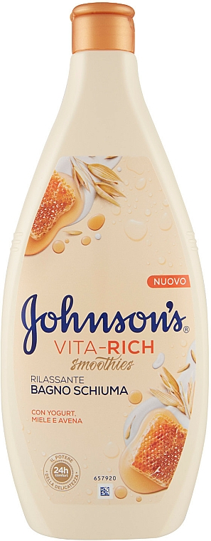 Badeschaum mit Joghurt, Honig und Hafer - Johnson's Vita-Rich — Foto N1