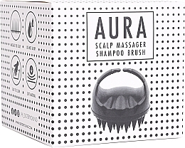 Kopfhautmassagebürste schwarz - Sister Young Aura Scalp Massager Shampoo Brush  — Bild N4