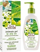 Düfte, Parfümerie und Kosmetik Intimpflegegel für den täglichen Gebrauch mit Milchsäure, D-Panthenol und Aloe Vera - Family Doctor 