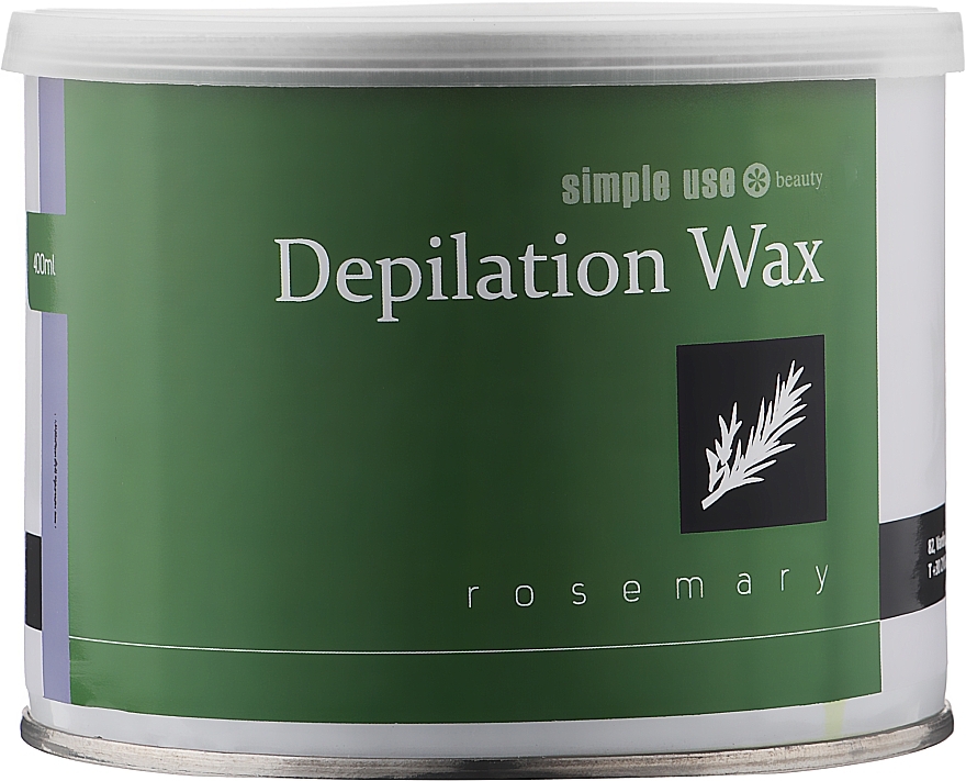 Warmes Enthaarungswachs Rosmarin - Simple Use Beauty Depilation Wax — Bild N5