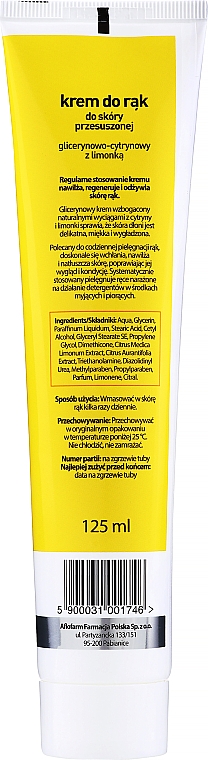 Handcreme mit Zitrone - Anida Pharmacy Lemon Hand Cream — Bild N2