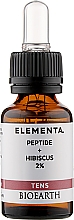 Düfte, Parfümerie und Kosmetik Gesichtskonzentrat mit Peptiden und Hibiskus - Bioearth Elementa Tens Peptide + Hibiskus 2%