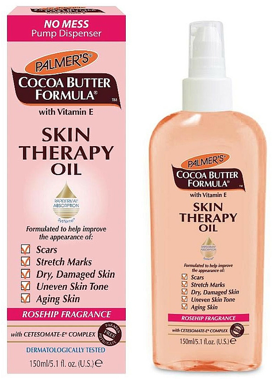 Gesichts- und Körperöl mit Kakaobutter - Palmer's Cocoa Butter Skin Therapy Oil Rosehip — Bild N2