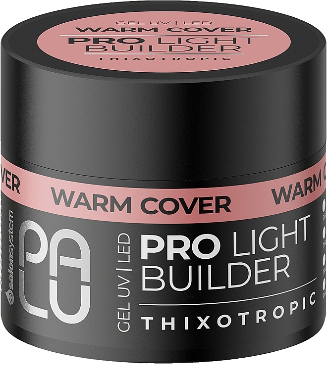 Nagelgel - Palu Pro Light Builder Gel Warm Cover  — Bild N1