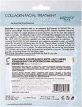 Kollagen-Therapie für das Gesicht mit marinen Spurenelementen - Beauty Face Collagen Hydrogel Mask — Bild N2