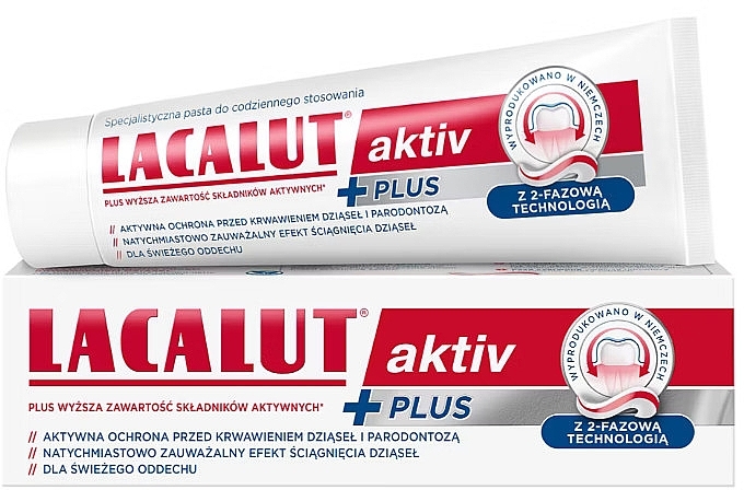 Zahnpasta Activ Plus - Lacalut Activ Plus — Bild N1