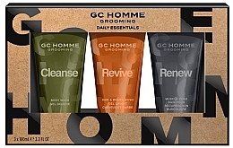 Körperpflegeset - Grace Cole GC Homme Grooming Daily Essentials (Duschgel 100ml + Waschlotion 100ml + Musclesoak 100ml) — Bild N1